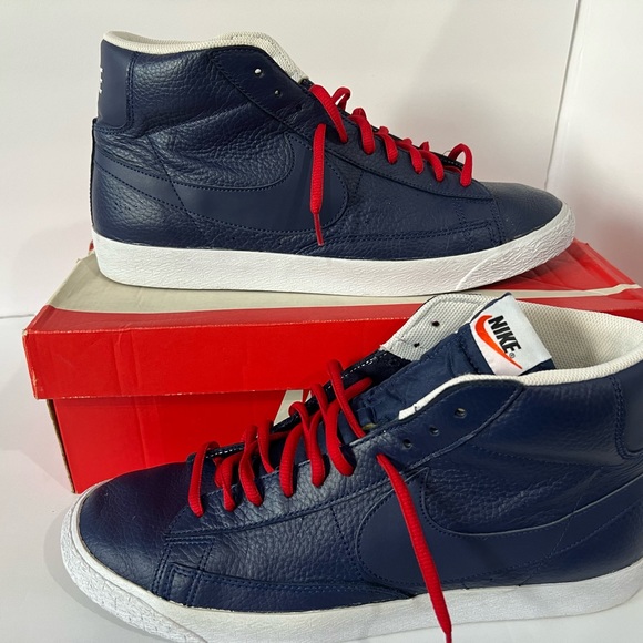 Nike Blazer Mid Trainers In Blue size 13 - Picture 3 of 16